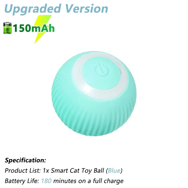 Electric Automatic Rolling Cat Ball - Interactive Smart Toy for Cats