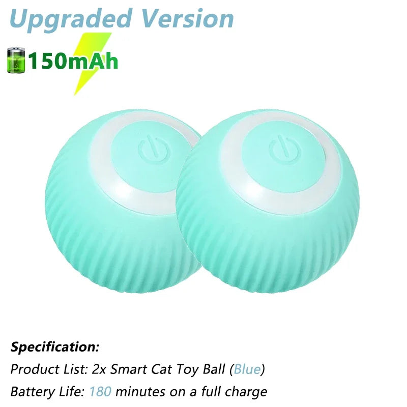 Electric Automatic Rolling Cat Ball - Interactive Smart Toy for Cats