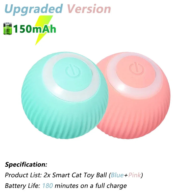Electric Automatic Rolling Cat Ball - Interactive Smart Toy for Cats