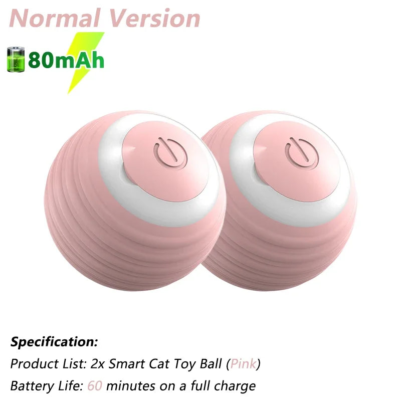 Electric Automatic Rolling Cat Ball - Interactive Smart Toy for Cats