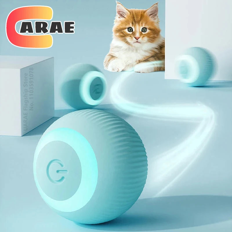 Electric Automatic Rolling Cat Ball - Interactive Smart Toy for Cats