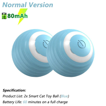 Electric Automatic Rolling Cat Ball - Interactive Smart Toy for Cats