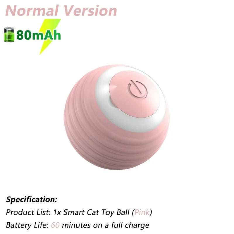Electric Automatic Rolling Cat Ball - Interactive Smart Toy for Cats