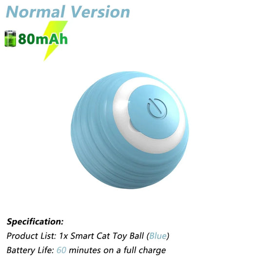 Electric Automatic Rolling Cat Ball - Interactive Smart Toy for Cats